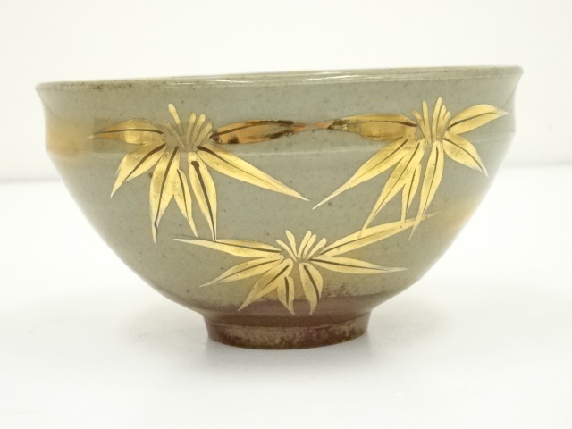 道具 ] - 道具 九谷焼 仙峰造 金彩笹茶碗（共箱） | ネット